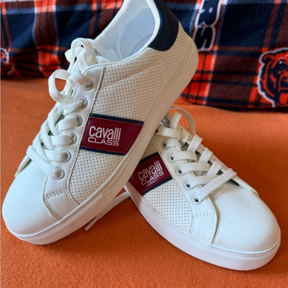 Cavalli Class White Sneakers